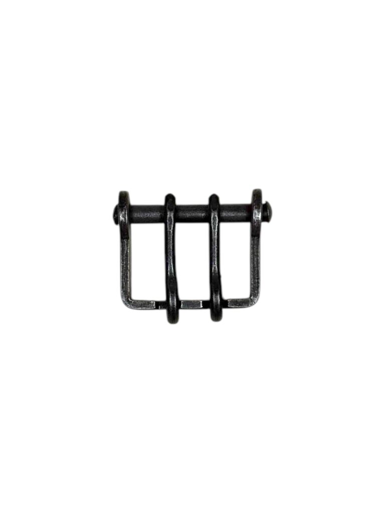 Hebilla Vaquera 30 mm Inoxidable Pulida (Doble Pincho)