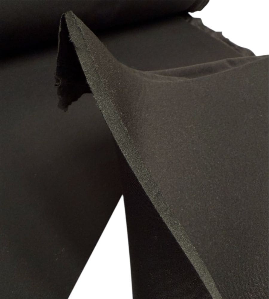 Neopreno Con Soporte Negro 6 mm - Sintético, Negro